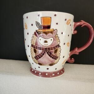 Belle Maison Artisan’s Collection Fall Hedgehog Mug 18oz Gather Together Y2K